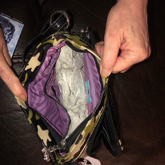 Kathy Van Zeeland Bags Kathy Van Zeeland Camo Shouldercrossbody Nwt
